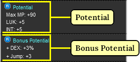 MapleStory Potential and Bonus Potential