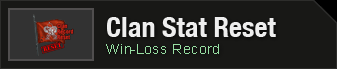 Clan Stat Reset -<br />Win-Loss Record Header