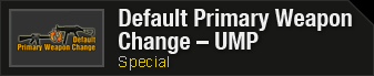 Default Primary Weapon Change - UMP Header