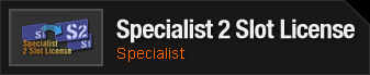 Specialist 2 Slot License Header