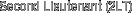 Second Lieutenant (2LT)