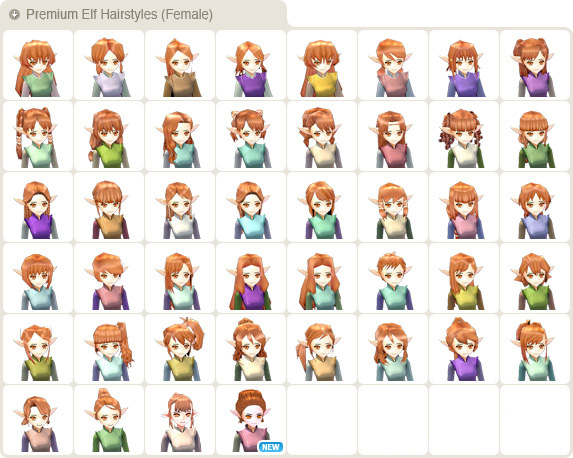 All Maplestory Hairstyles