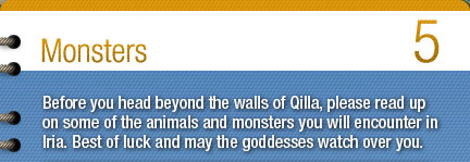 Monster 5: Right Page Header