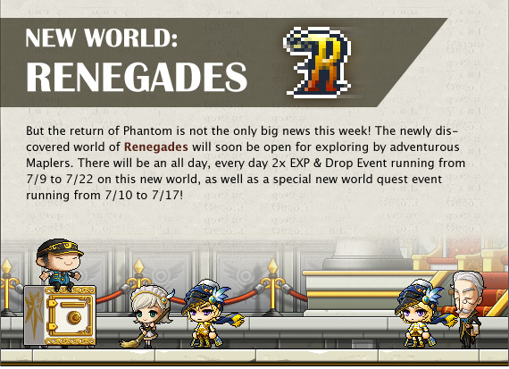 Maplestory Renegades Patch Notes