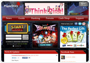 Go To MapleStory Website