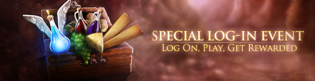 Log-in event