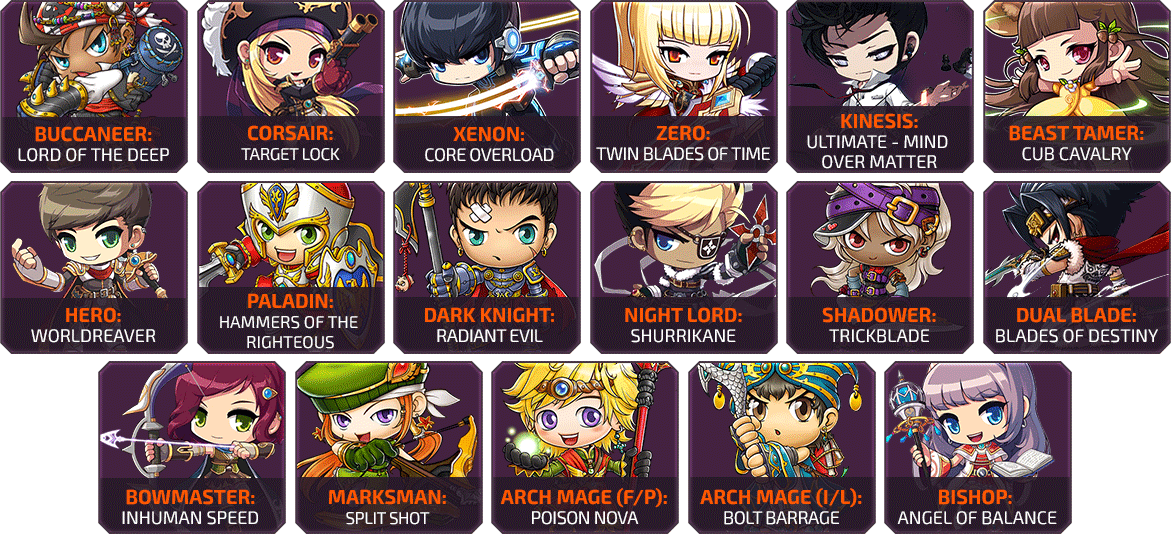 Maplestory Classes Jobs Slubne Suknie Info