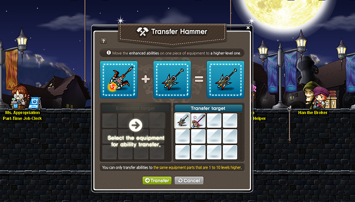 maplestory item stat transfer