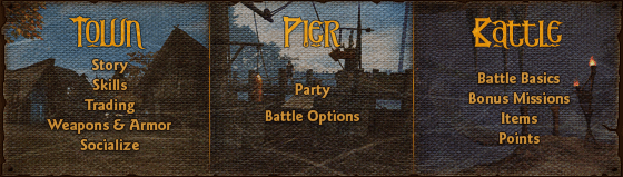 Town, Pier, Battle