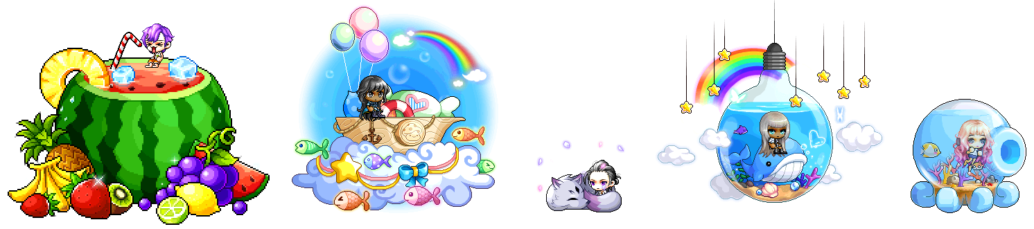 Cash Update For July 3 Maplestory, Sky Blue Chair Maplestory