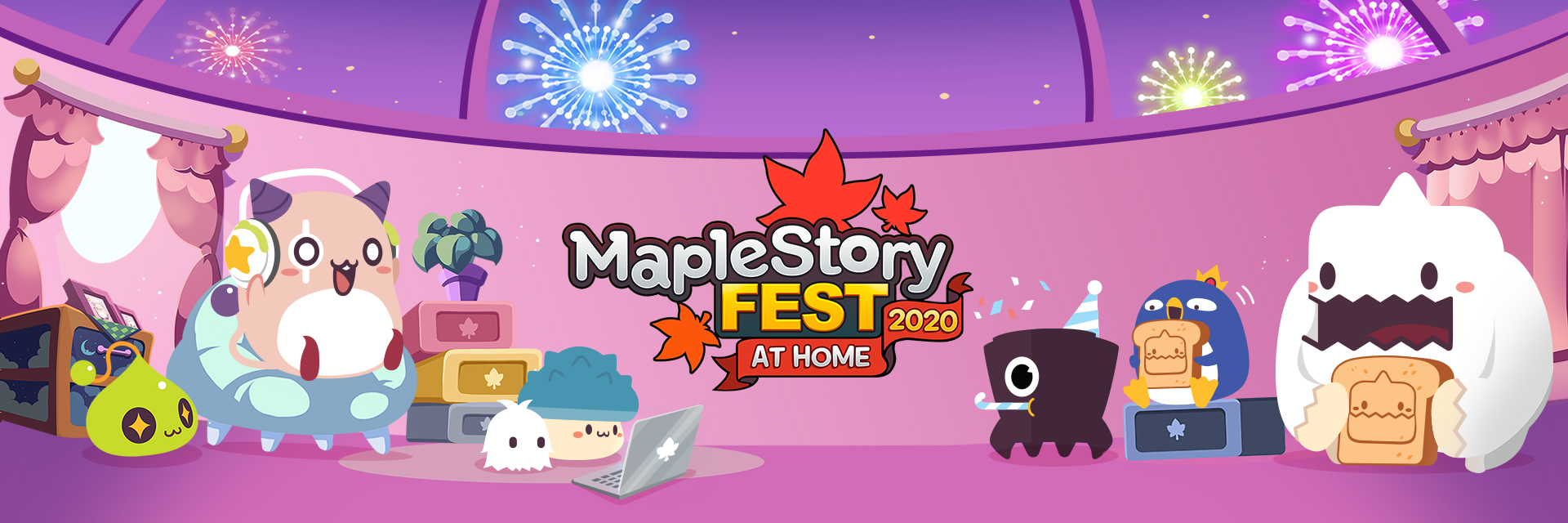 MapleStory Fest 2020 At Home Banner