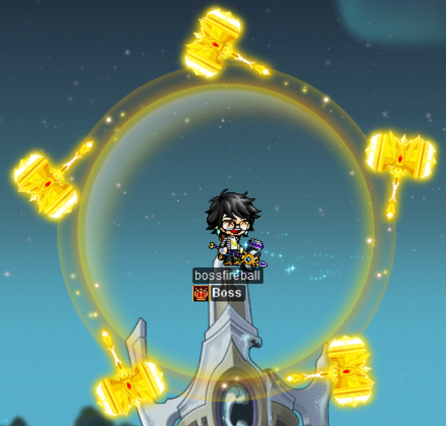 MapleStory Player bossfireball