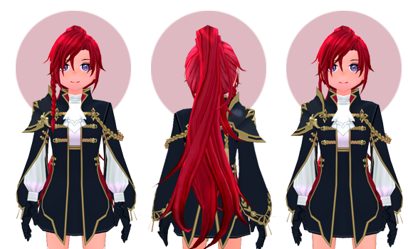 Mabinogi Noble Chevalier Braided Wig (F), Noble Chevalier Wig (F)