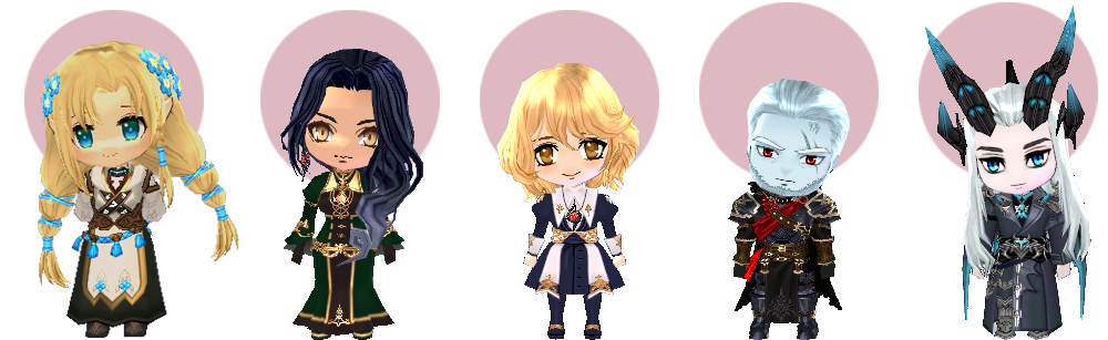 Mabinogi Blaanid Figure, Fodla Figure, Deirbhile Figure, Sera Sequel Figure, Incubus King Sequel Figure