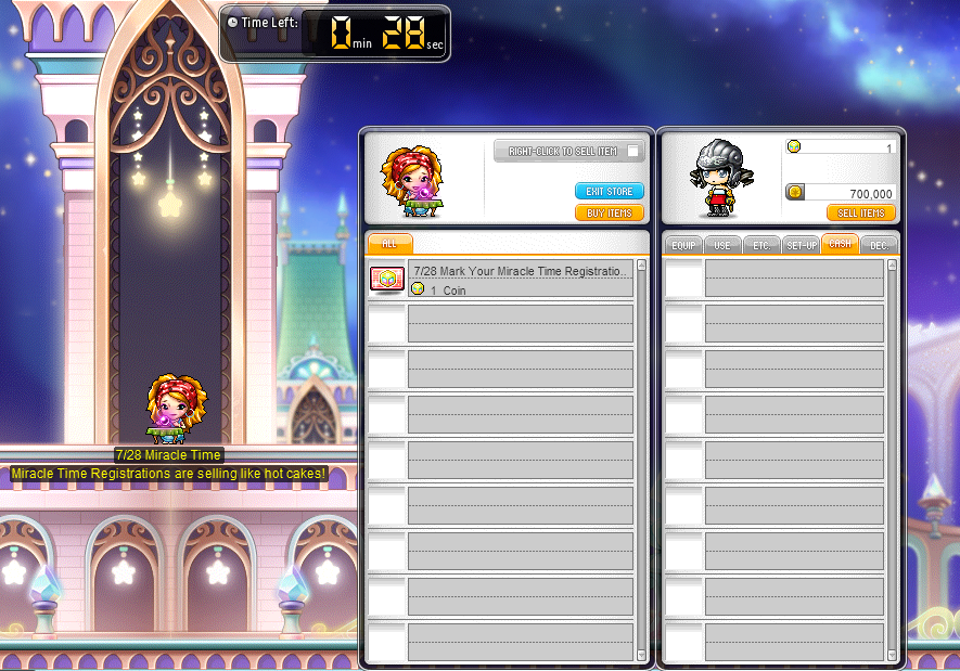 Double Miracle Time Cubes MapleStory