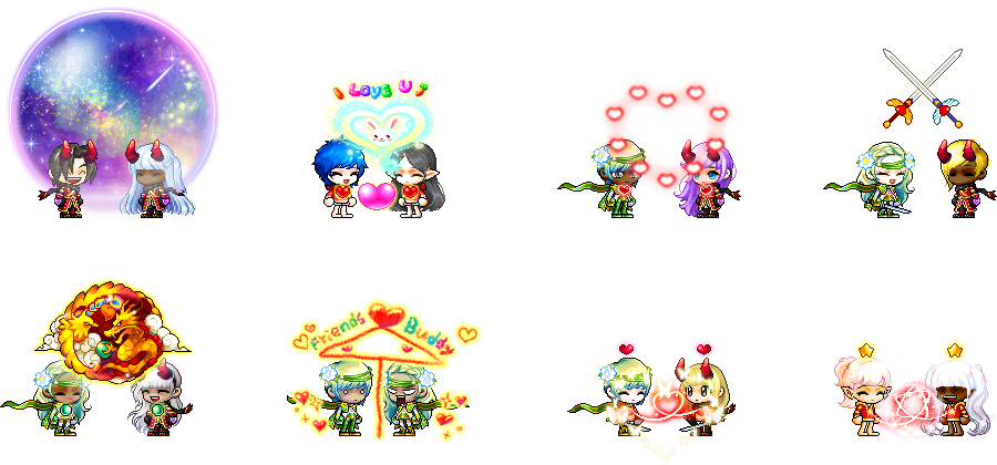 MapleStory September 8 Cash Shop Update Friendship and Couple Items