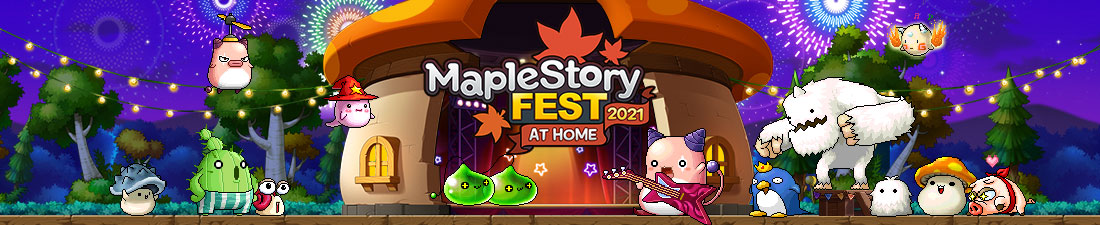 MapleStory Fest 2020 At Home Banner