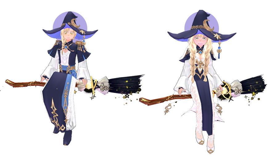 Special Royal Mage Outfit (M), Special Royal Mage Outfit (F)