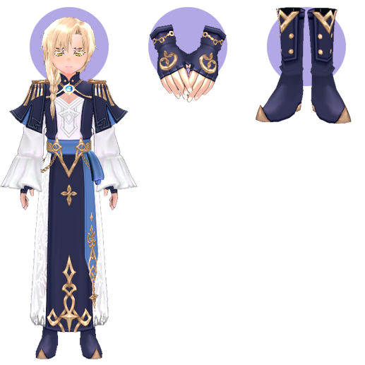 Royal Mage Outfit (M), Royal Mage Gloves (M), Royal Mage Boots (M)
