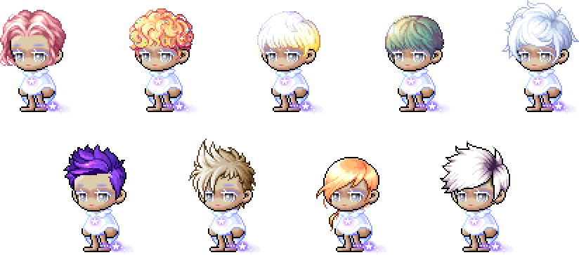 MapleStory December 22 Cash Shop Update Male Christmas Royal Hairstyles