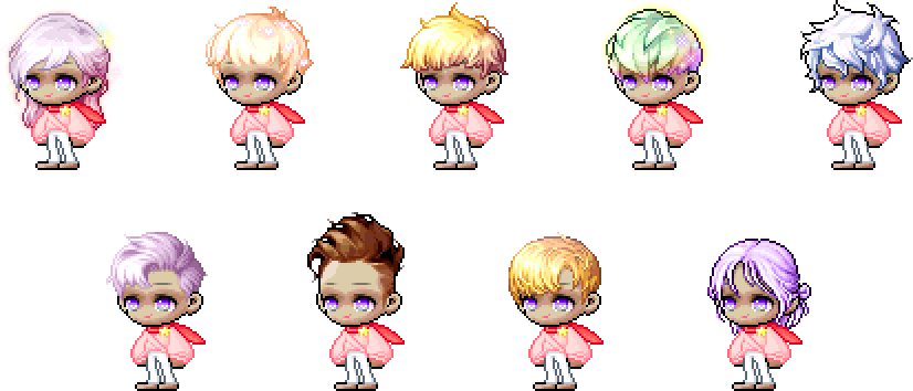 MapleStory February 9 Cash Shop Update Valentine's Male Royal Hairstyles