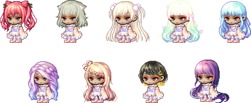 MapleStory May 11 Cash Shop Update Female Anniversary Royal Hairstyles