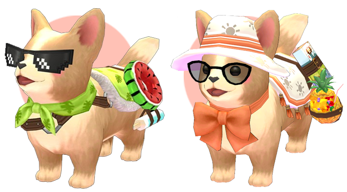 Summer Warrior Corgi Whistle, Summer Wizard Corgi Whistle