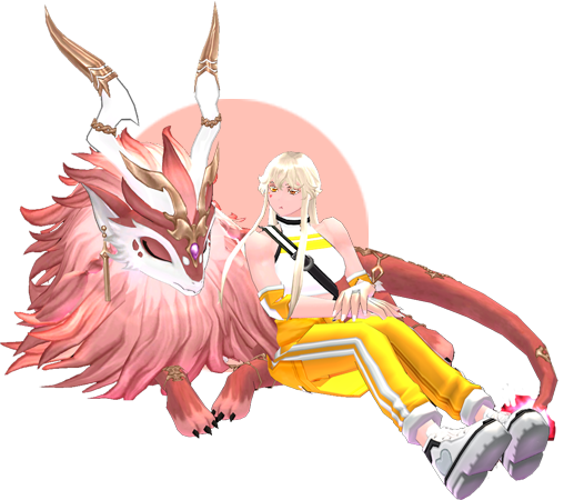 Red Fairy Dragon Chair