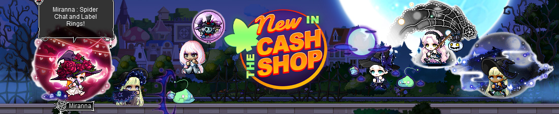 MapleStory October 26 Cash Shop Update