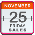 Black Friday Sales for Nov 25