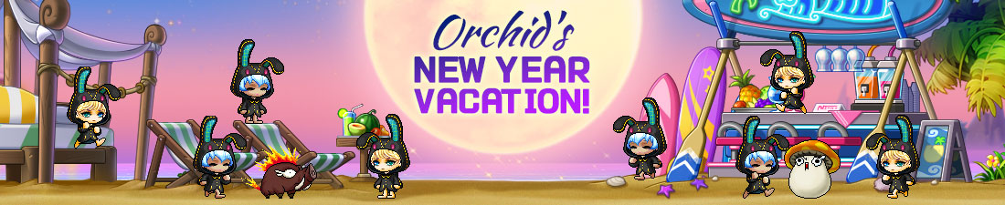 Orchid's New Year Vacation