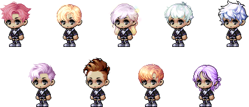 MapleStory February 8 Cash Shop Update Valentine's Male Royal Hairstyles