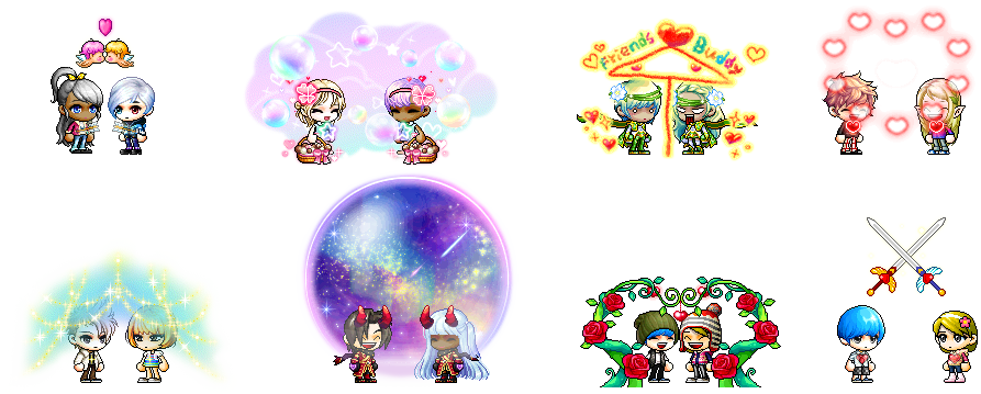 MapleStory February 8 Cash Shop Update Permanent Couple and Friendship Items