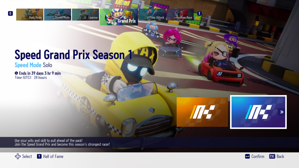 Grand Prix Menu KartRider Drift