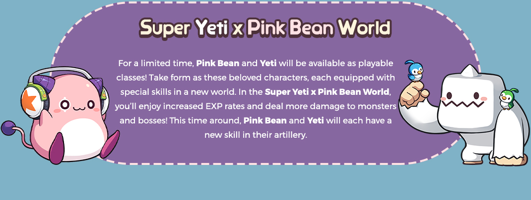 Super Yeti x Pink Bean World