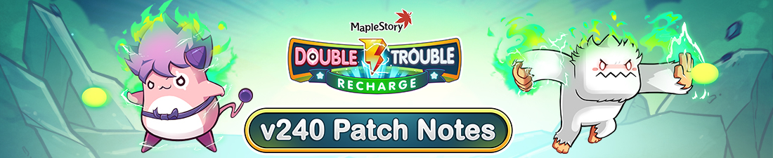 MapleStory Double Trouble Recharge Update MMORPG
