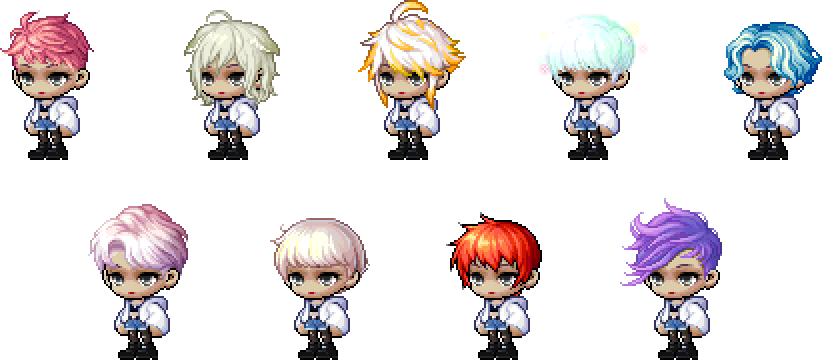 MapleStory May 10 Cash Shop Update Male Anniversary Royal Hairstyles