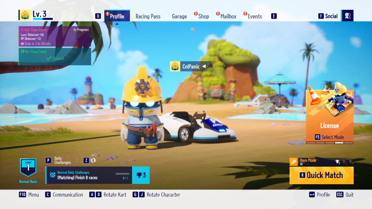 Season 3 Main Lobby KartRider Drift