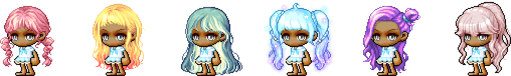 MapleStory July 19 Cash Shop Update Female Royal Hairstyles