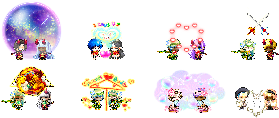 MapleStory August 30 Cash Shop Update Friendship and Couple Items