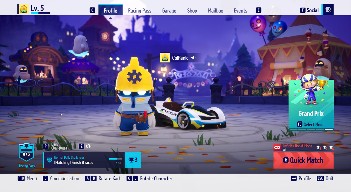 Lobby Background Season 4 KartRider Drift