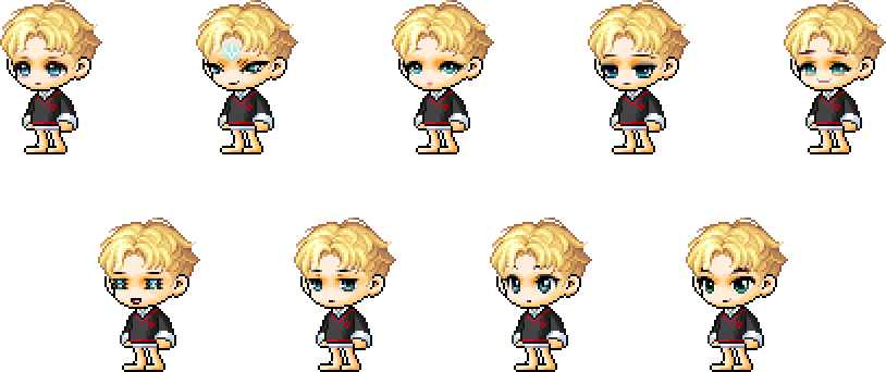 MapleStory Black Friday 2023 Male Royal Faces