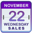Black Friday Sales for Nov 22