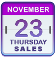 Black Friday Sales for Nov 23