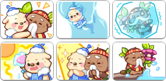 MapleStory January 3 Gachapon New Super Best Friends Chat Emoticons