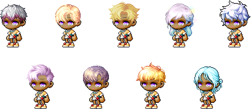 MapleStory February 14 Cash Shop Update Valentine's Male Royal Hairstyles