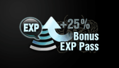 Bonus EXP Pass (25%)